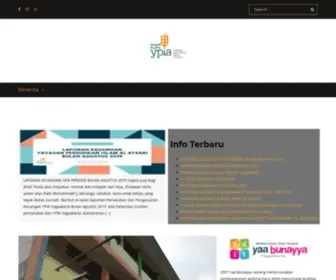 Ypia.or.id(Yayasan Pendidikan Islam Al Atsari) Screenshot
