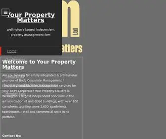 YPM.co.nz(Wellington's largest independent property management firm) Screenshot