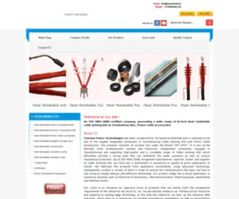 YPtkits.com(Cable Jointing Kits Manufacturer) Screenshot