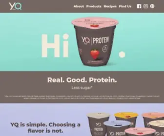 YQByyoplait.com(High Protein Yogurt Made with Ultra) Screenshot
