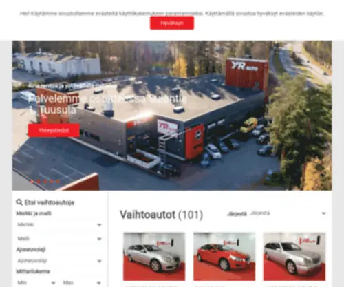 YR-Auto.fi(Sujuvaa autokauppaa yli 32 vuoden kokemuksella) Screenshot
