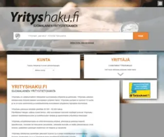 Yrityshaku.fi(Yrityshaku on valtakunnallinen tietopankki suomalaisista yrityksistä ja palveluista) Screenshot