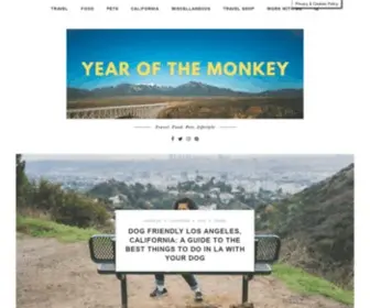 Yrofthemonkey.com(San Francisco based travel and food blog) Screenshot
