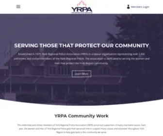 Yrpa.on.ca(York Regional Police Association) Screenshot