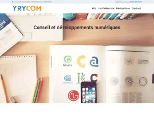 YRycom.com(Agence web e) Screenshot