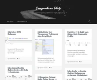 Ysancar.com(Programlama Bloğu) Screenshot