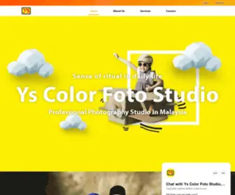 Yscolorfotostudio.com(YS Color Foto Studio Serdang) Screenshot