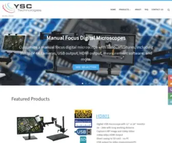 YSCSYstems.com(HD 1080p Digital USB Microscopes) Screenshot