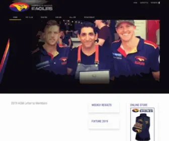 Yseagles.com.au(Yarraville Seddon Eagles) Screenshot