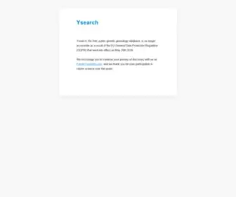 Ysearch.org(Ysearch) Screenshot