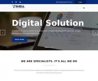 Yshelltech.com(We are digital) Screenshot