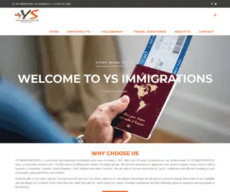 Ysimmigrations.com(YS Immigrations) Screenshot