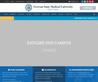 Ysmu.net(Yerevan State Medical University) Screenshot