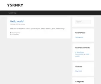 YSRNRY.co.uk(ysrnry) Screenshot