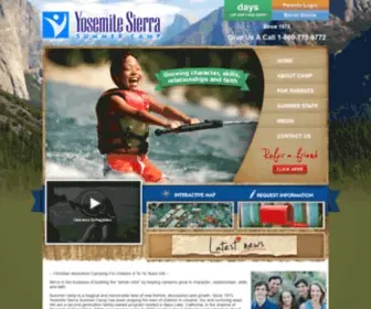 YSSC.com(Yosemite Sierra Summer Camp) Screenshot