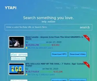 YT-Api.com(API) Screenshot