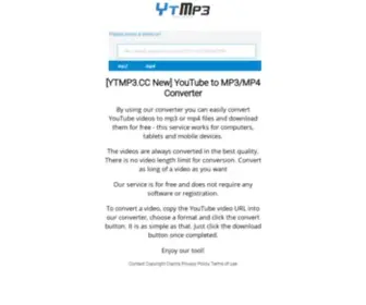 YT-MP3.net(Convert and download youtube videos to mp3 (audio) or mp4 (video)) Screenshot
