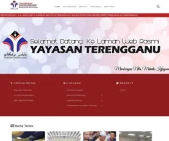 YT.gov.my(Laman Web Rasmi Yayasan Terengganu) Screenshot