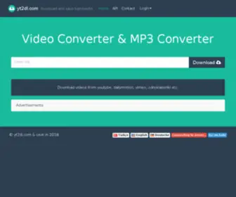 YT2DL.com(All in One Video Downloader) Screenshot