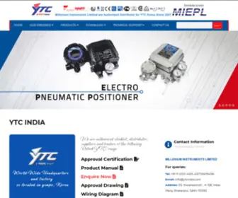 Ytcindia.com(Rotork YTC Smart Positioner) Screenshot