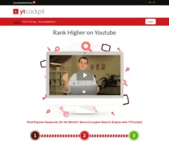 Ytcockpit.com(YouTube Keyword Research Tool & Rank Tracker) Screenshot