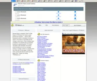 YTdreturn.com(YTD Return) Screenshot