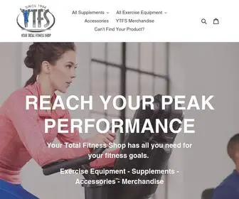 YTFshop.com(Your Total Fitness Shop) Screenshot