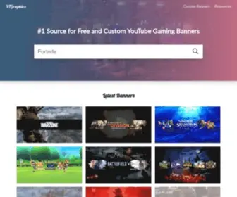 YTgraphics.com(#1 Source for Free and Custom Gaming YouTube Banners) Screenshot