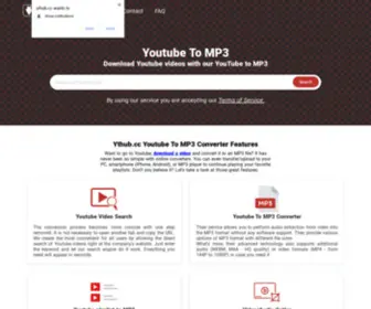 Ythub.cc(Youtube To MP3 Converter) Screenshot