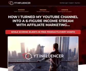 Ytinfluencer.com(YT Influencer) Screenshot