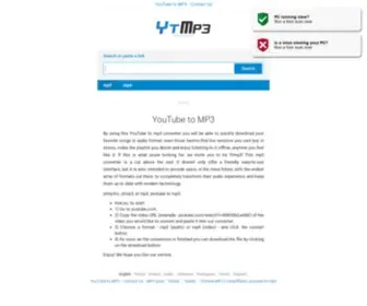 YTMP3CC.cc(Youtube To MP3 Converter) Screenshot
