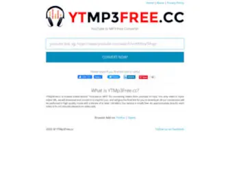 YTMP3Free.cc(YouTube to MP3 Free Converter) Screenshot
