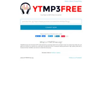 YTMP3Free.org(YouTube to MP3 Free Converter) Screenshot