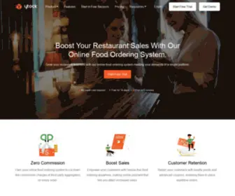 Ytock.com(Online food ordering software for restaurants) Screenshot