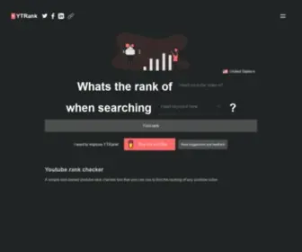 Ytrank.net(Youtube Rank Checker) Screenshot