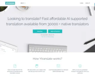 Ytranslate.com(Ytranslate) Screenshot