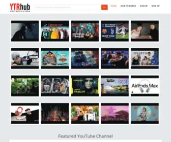 YTrhub.com(Grow Your YouTube Channel) Screenshot