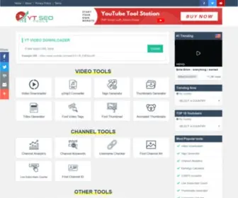 Ytseotools.com(YT SEO tools) Screenshot