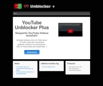 Ytunblocker.com(YouTube Unblocker Plus) Screenshot