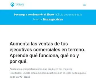 YU-Track.com(Software de ventas para medir comportamiento en terreno) Screenshot