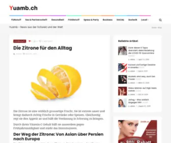 Yuamb.ch(News aus der Schweiz und der Welt) Screenshot