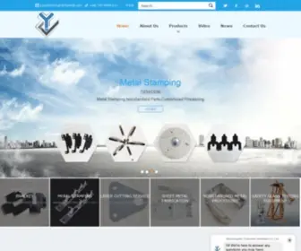 Yuanchenwujin.com(Non-standard Sheet Metal Parts) Screenshot