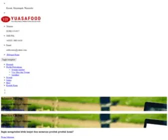 Yuasafood.com(Carica Buavica Yuasafood Berkah Makmur) Screenshot