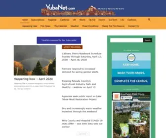 Yubanet.com(We Deliver News to the Sierra) Screenshot