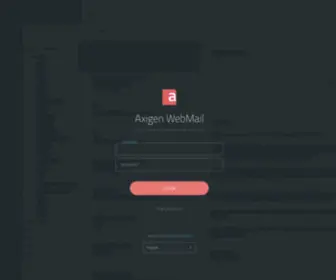 Yubc.net(Axigen WebMail) Screenshot