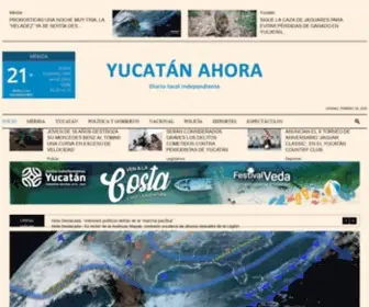 Yucatanahora.mx(Yucatan Ahora) Screenshot