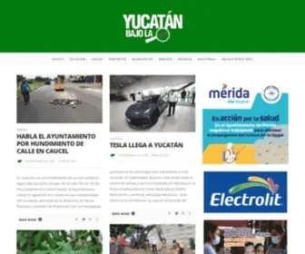 Yucatanbajolalupa.com.mx(Yucatán Bajo la Lúpa) Screenshot