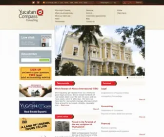 Yucatancompass.com(Yucatan Compass Consulting) Screenshot