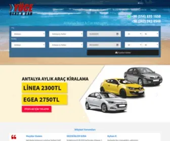 Yucerentacar.net(Araç kiralama) Screenshot