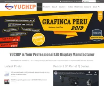 Yuchip-Led.com(YUCHIP Has Formed a Series of LED Screen Products) Screenshot